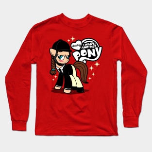 Funny Cute Retro Movie Quote Cartoon Mashup Long Sleeve T-Shirt